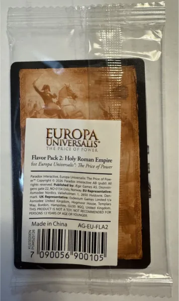 Europa Universalis - Flavor Pack 2 Holy Roman Empire
